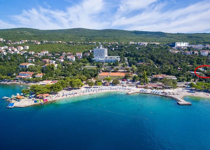 Einzigartiges Nur 20 Meter Zum Mit Privater Terrasse, Grill - Hundefreundlich Lägenhet Crikvenica